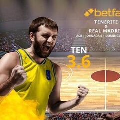 Lenovo Tenerife vs. Real Madrid Baloncesto: horario, TV, estadísticas, clasificación y pronósticos