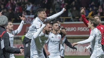 23/01/20 PARTIDO UNICO COPA REY DIECISEISAVOS 
 CULTURAL LEONESA - ATLETICO DE MADRID 
 FIN DE PARTIDO ALEGRIA CLASIFICACION