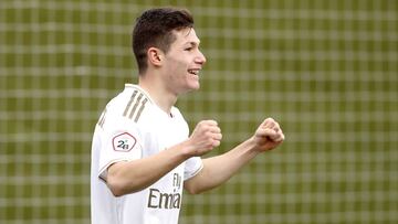 Fran Garc&iacute;a, con el Castilla, la temporada pasada.