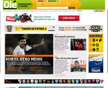 Portadas de la prensa extranjera