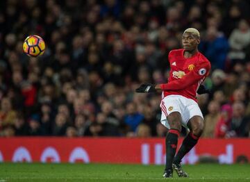 Paul Pogba of Manchester United versus Hull City.