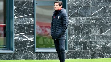 Marcelino, hoy en Lezama 