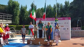 La nadadora conquistó su cuarta medalla de oro en la primera edición de esta competición, incluyendo tres récords mundiales
