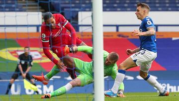 Pickford lesion&oacute; as&iacute; a Van Dijk.