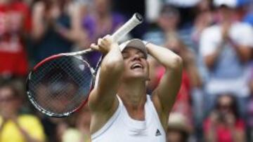 Halep y Bouchard avanzan a semifinales de Wimbledon