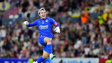 Blanca Felix of Guadalajara during the 7th round match between Atlas and Guadalajara as part of the Liga BBVA MX Femenil, Torneo Apertura 2025 at Jalisco  Stadium, on August 17, 2025 in Guadalajara, Jalisco, Mexico.