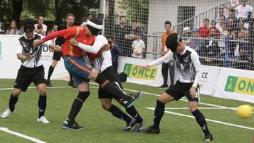 Adolfo Acosta, durante el partido inaugural del Mundial.