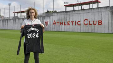 Mariasun Quiñones, portera del Athletic.