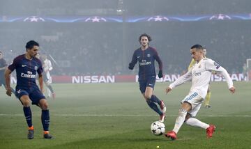 Cristiano Ronaldo marcó el 1-0 a pase de Lucas Vázquez.