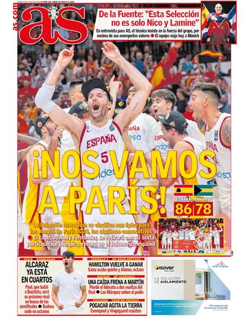 Las portadas de AS de julio