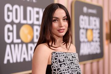 Ana de Armas en la alfombra roja. La hispanocubana est nominada a Mejor Actriz por su papel de Marilyn Monroe en Blonde.