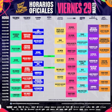 Festival Pa’l Norte 2024: programación, cartelera, horarios y fechas