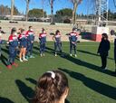 José Manuel Franco visita a las Leonas del Seven antes de las HSBC Spain Sevens