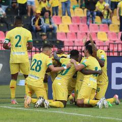 Bucaramanga vence a Águilas Doradas en casa y está en lo más alto de la Liga