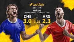 Chelsea FC vs. Arsenal FC: horario, TV, estadísticas, clasificación y pronósticos