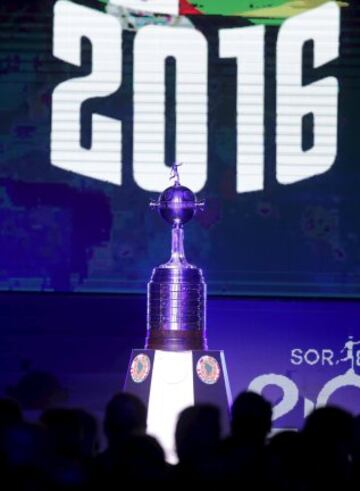 Ceremonia y sorteo de la Copa Libertadores 2016. 