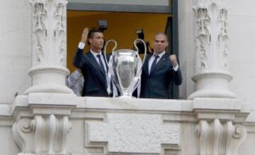 Cristiano Ronaldo y Pepe. 