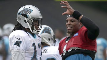 Alerta en los Panthers por el hombro de Cam Newton