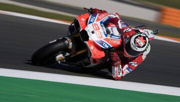 Jorge Lorenzo con la Ducati.