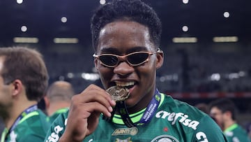 Endrick’s goal against Cruzeiro secured a second successive Brazilian league title for Palmeiras. The teenager will move to Madrid next summer.