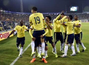 Colombia-Brasil, en imágenes