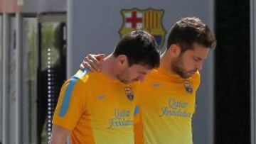 Messi siguió su recuperación y hoy le harán nuevas pruebas