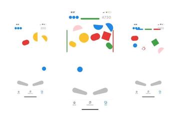 As&iacute; es la interfaz del minijuego de Pinball que Google oculta en su app iOS