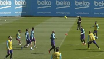 Messi parece estar listo para El Clásico con su última práctica