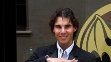 Rafael Nadal, ayer en Sitges.