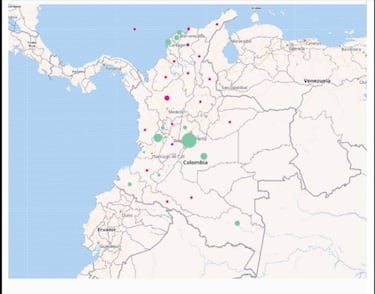 Mapa de casos y muertes por coronavirus por departamentos en Colombia: hoy, 13 de mayo