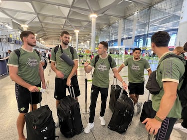 El Unicaja puso rumbo a Singapur