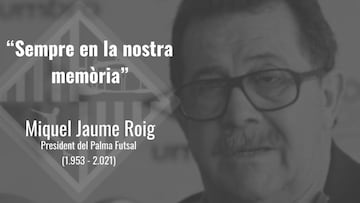 Miquel Jaume Roig, presidente y fundador del Palma Futsal.