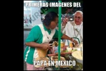 El Sumo Pontífice ya está en México, por lo que la gente sacó sus habilidades en las redes sociales para regalarnos los mejores Memes. ¡Disfrútalos!