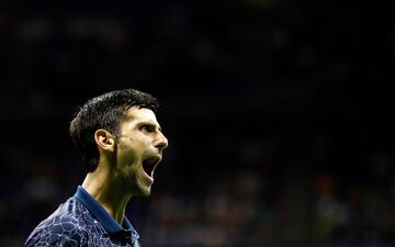 Novak Djokovic ante Kei Nishikori.