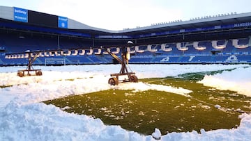 Lámparas LED para eliminar la nieve.