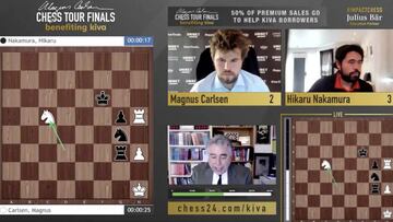 Nakamura vuelve a doblegar a Carlsen en la final