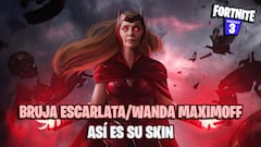Bruja Escarlata (Marvel) en Fortnite: se confirma su skin