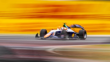 Sebastián Montoya sigue sin sumar en la Fórmula 2