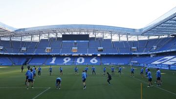 Entrenamiento Deportivo de La Coru&ntilde;a. Riazor