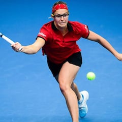 Kirsten Flipkens, arrestada mientras rodaba en bicicleta