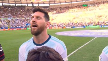 Messi sorprende: ¡cantó el himno en el Maracaná!