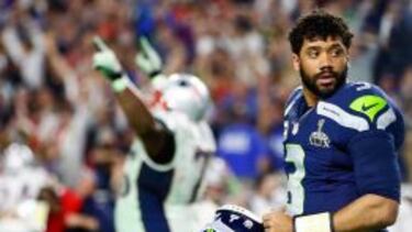 Russell Wilson, tras perder la Super Bowl XLIX.