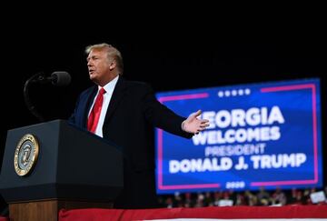 Georgia on my mind | 5 December 2020 US president Donald Trump speaks at a rally to support Republican Senate candidates.