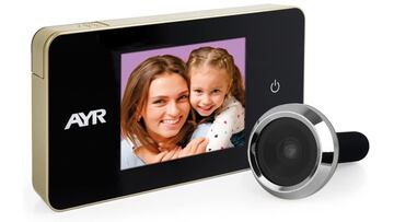 Mirilla digital AYR 756 con pantalla de color níquel en Amazon