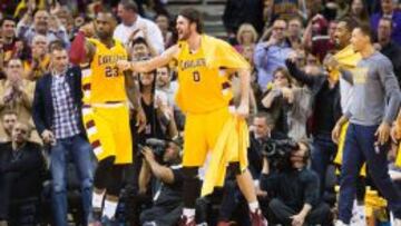 LeBron, Irving y Love acaban con unos Spurs cojos sin Tim Duncan