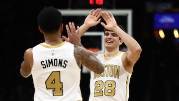 Anfernee Simons y Hugo González -