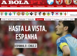 Portadas de la prensa extranjera