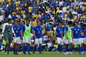 La Máquina se jugó aquel 29 de abril su pase a la Liguilla, ni más ni menos contra el odiado rival, América, en la jornada 17. Cruz Azul no pudo conseguir la victoria necesaria para asistir a la ‘Fiesta Grande’. Los dirigidos por Meza empataron 2-2 en el Azteca y sus 25 unidades fueron insuficientes. Aquel fue el último encuentro de Enrique Meza al frente de La Máquina.