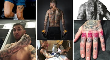 El capitán del Real Madrid y de la Selección española, es uno de los jugadores con más tatuajes, lleva hasta 30 repartidos por todo su cuerpo
