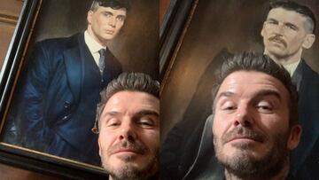 Beckham se apunta a la moda Peaky Blinders.